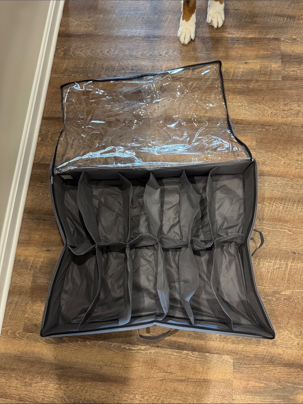 Gray Clear-Top Shoe & Accessory Organizer - Home Storage